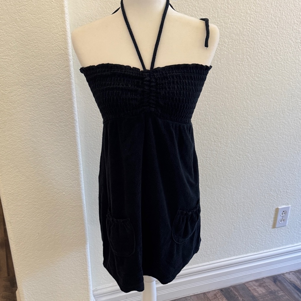 Xhilaration Black Strapless Dress